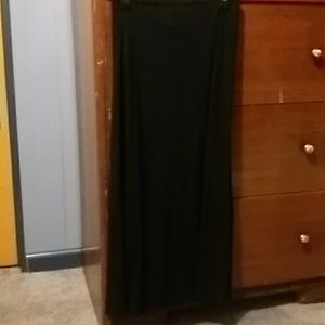 Black maxi skirt.
